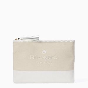 Kate Spade • Ash Street Logo Large Tassel Pouch